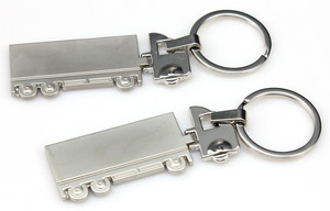 Custom Logo Metal Truck Keychain