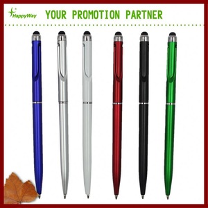 Top-Rated Promotional Rotate Thin Plastic Ballpoint Stylus Pen 0201164