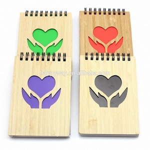 Customized Promotional Notebook Bamboo Cover 0703028 MOQ 1000PCS One Year Quality Warranty