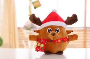 Top quality Santa Claus dolls toys, Reindeer plush toys, Christmas present