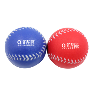 Custom PU Foam Baseball Stress Ball