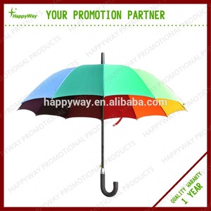 Impressive Rainbow Golf Umbrella, MOQ 100 PCS 0606016 One Year Quality Warranty