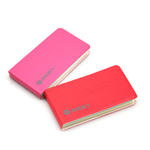 Popular PU Mini Notepad Custom Printed Logo 0703060 MOQ 1000PCS One Year Quality Warranty