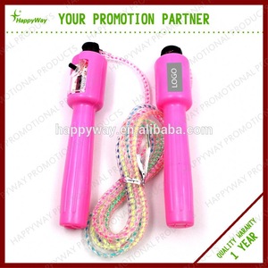 Promotion Rainbow Jumping Rope Skipping, MOQ 100 PCS 0804042 One Year Quality Warranty