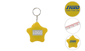 Promotional Plastic Key Chain with Tape Measure