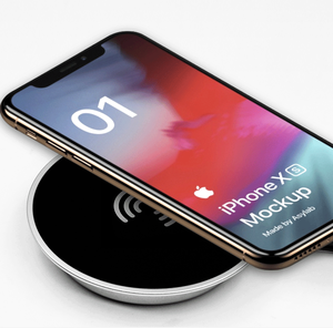 Custom Logo Round Wireless Mobile Phone Charger