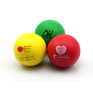 PU round shape stress ball MOQ 1000 PCS 0101004