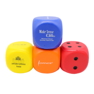 Custom Dice Shape Cube Office Sports Stress Ball