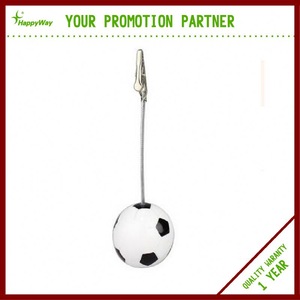 Promotional Football Metal Memo Clip Holder 1000PCS One Year Quality Warranty