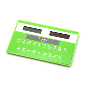 Promotional Solar Card Calculator