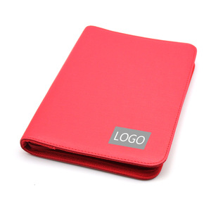 Business PU Notebook With Zipper MOQ500PCS 0701062 One Year Quality Warranty