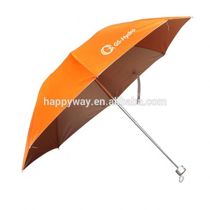 Promotion colorful 3 Fold Umbrella, MOQ 500 PCS 0606017 One Year Quality Warranty