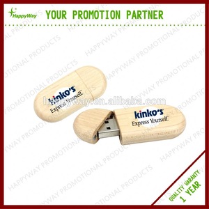 Best Wood USB Flash Drive for Promotion MOQ100PCS 0506002 One Year Quality Warranty