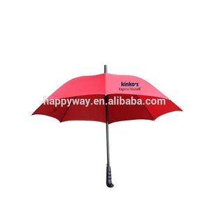 Advertising Pongee Golf Umbrella, MOQ 500 PCS 0606013 One Year Quality Warranty