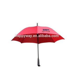 Advertising Pongee Golf Umbrella, MOQ 500 PCS 0606013 One Year Quality Warranty