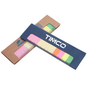 Fashionable Adhesive Ruler Shape Sticky Notes