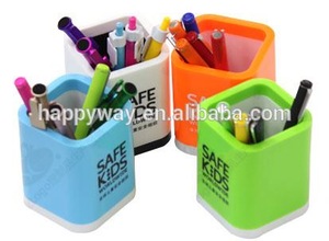 High Quality Plastic Pen Holder,Custom Pen Holder,Promotional Table Pen Holder