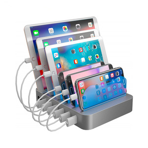 Hot Selling Desktop 6 Port USB Apple Devices Phone Charging Station