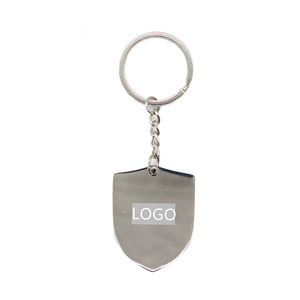 Custom Logo Shield Shape Bottle Opener Keychain