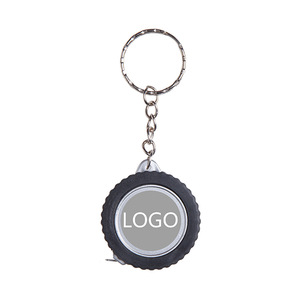 Advertising Small Tire Shape Tape Measure Keychain