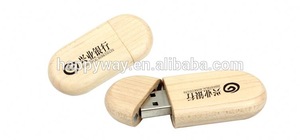 Best Wood USB Flash Drive for Promotion MOQ100PCS 0506002 One Year Quality Warranty