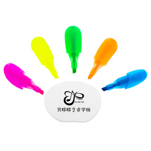 Custom Logo 5 in 1 Color Highlighter Pen