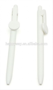 HappyWay Customized White Ballpoint Pen 0201059 MOQ 100PCS One Year Quality Warranty