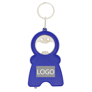 LED Tape Measure Keychain With Opener