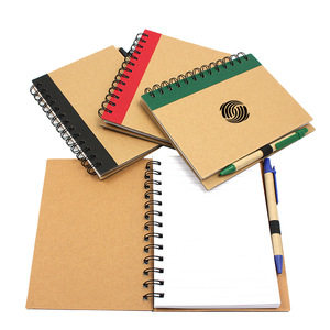 Logo Printed Recycled Note Pad With Pen