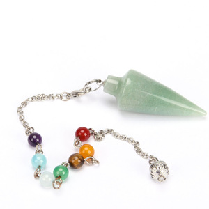 Natural Colorful Crystal Ball Pyramid Shape Pendants