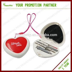 Promotional Attractive Heart Manicure And Pedicure Set