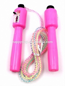 Promotion Rainbow Jumping Rope Skipping, MOQ 100 PCS 0804042 One Year Quality Warranty