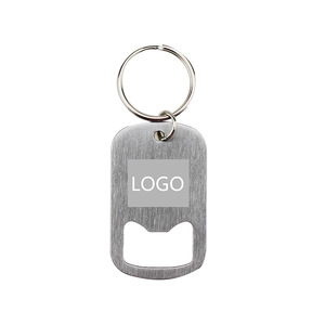 OEM Engraved Stainless Steel Bottle Opener Keychain