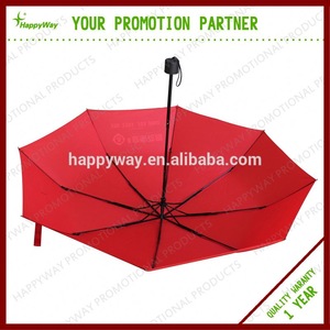 Deluxe Business 3 Fold Umbrella, MOQ 100 PCS 0606022 One Year Quality Warranty