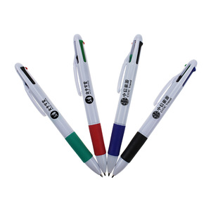 Hot Selling Customized 4 Color Ball Pen