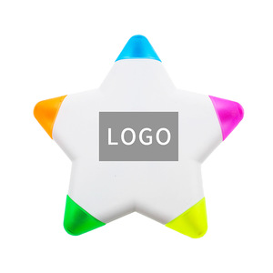 Promotional Star Highlighter, MOQ 1000 PCS 0203028 One Year Quality Warranty