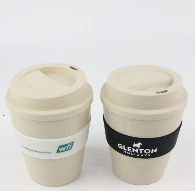 Novelty Eco Friendly Bamboo Fiber Bottle Coffee Mug