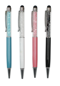 Colorful diamond rotary crystal ball point Pen