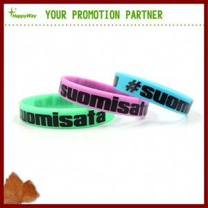 Hot Selling Custom Rubber Bracelet, Silicon Wristband, Silicone Bracelet