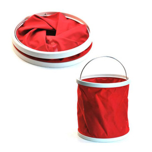 Multifunctional Waterproof  Cloth Collapsible Plastic Water Bucket