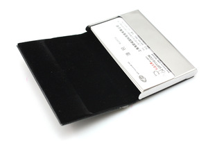 promotional pocket leather business name card holder