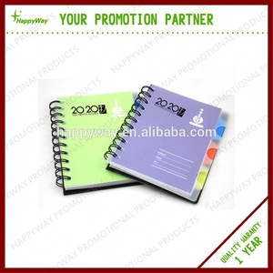 Striking Plastic Cover Spiral Notebook, MOQ 1000 PCS 0703056 One Year Quality Warranty