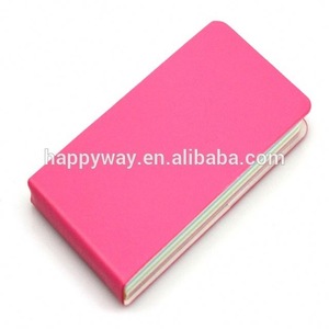 Popular PU Mini Notepad Custom Printed Logo 0703060 MOQ 1000PCS One Year Quality Warranty