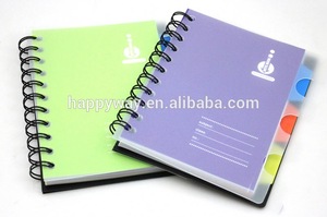 Striking Plastic Cover Spiral Notebook, MOQ 1000 PCS 0703056 One Year Quality Warranty