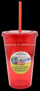 Cool Style Plastic water bottle sipper with Straw , MOQ 3000 PCS 0309002