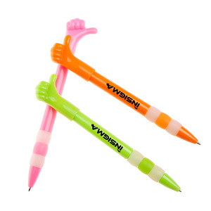 Logo Printed Candy Color Plastic Ballpoint Pen