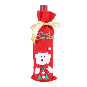 2020 Christmas Decoration Wine Champagne Bottle Cover