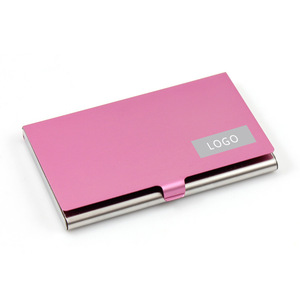 Cheap square bulk business card holder aluminium,personalized name card holder stainless steel