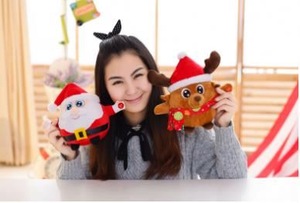 Top quality Santa Claus dolls toys, Reindeer plush toys, Christmas present
