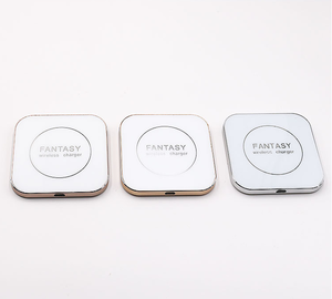White Square Thin Wireless Charger